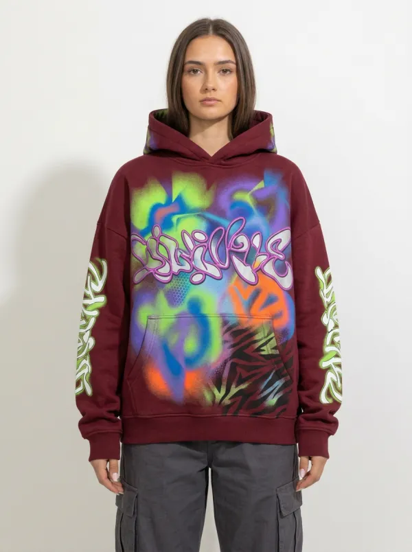 Unisex Graffiti Airbrush Hoodie