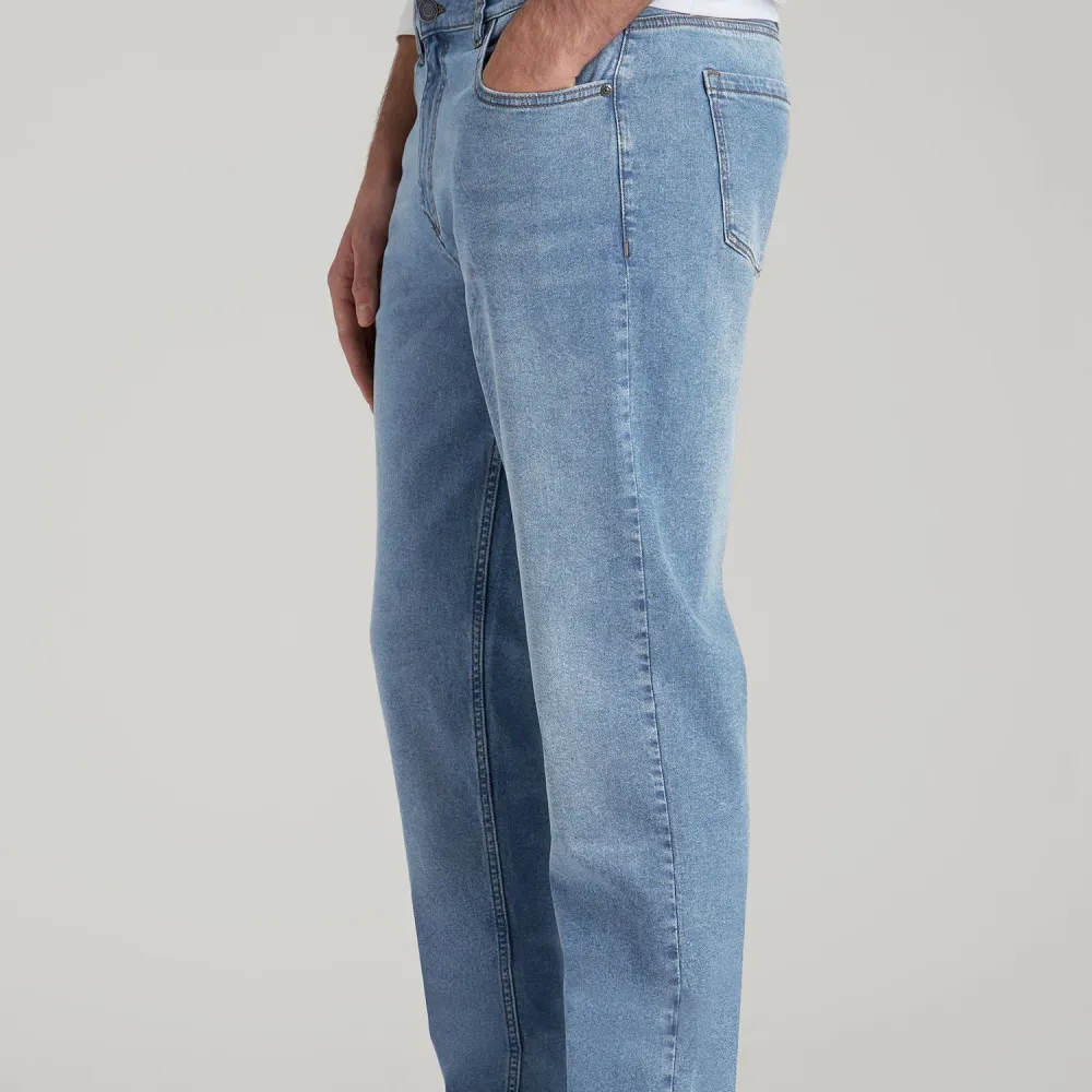 Men's Classic Straight Leg Cotton Jeans