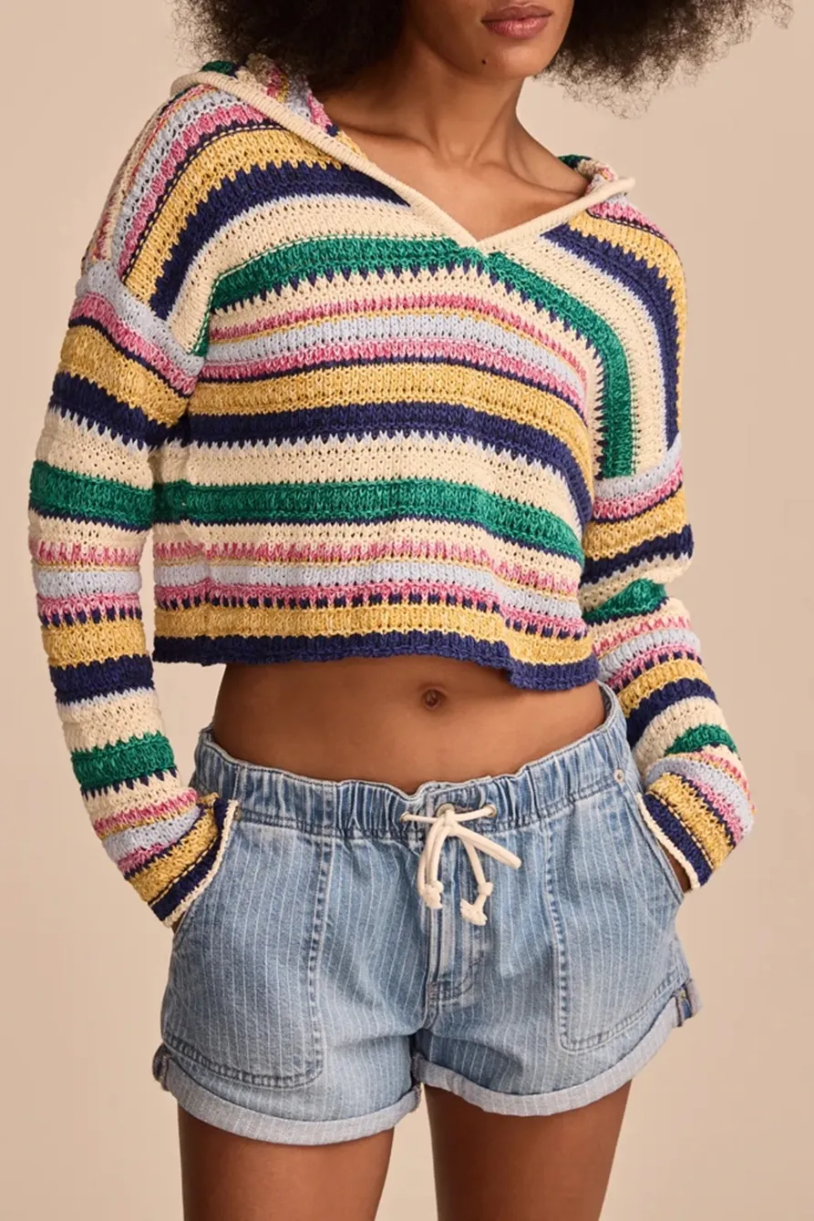 Multi Com Bocrochet Hoodie