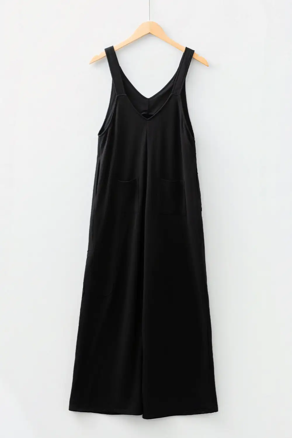 Clean Raw Seam Big Flower Patched Jumpsuit