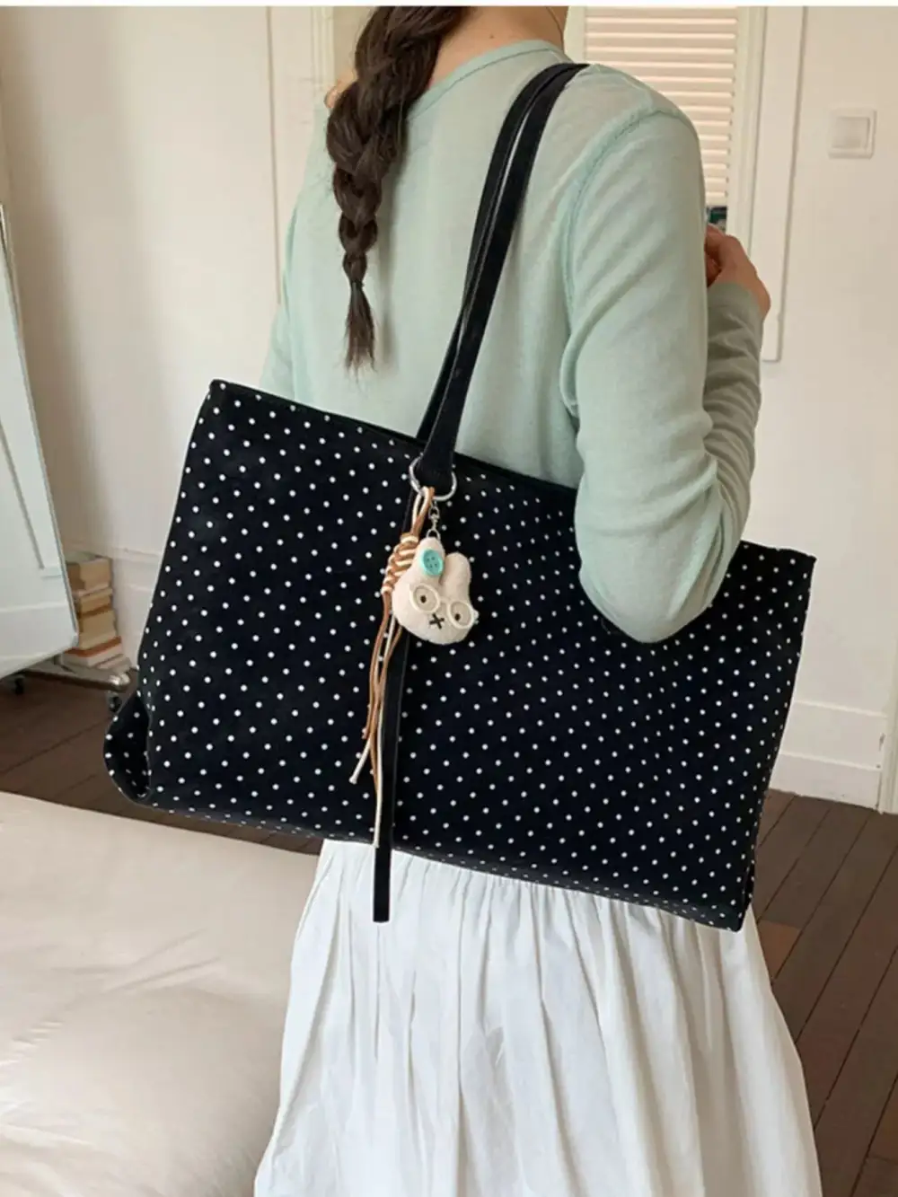 Women's Polka Dot Shoulder Bag