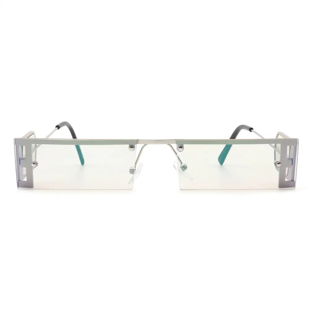 Rectangle Flat Top Frame Sunglasses