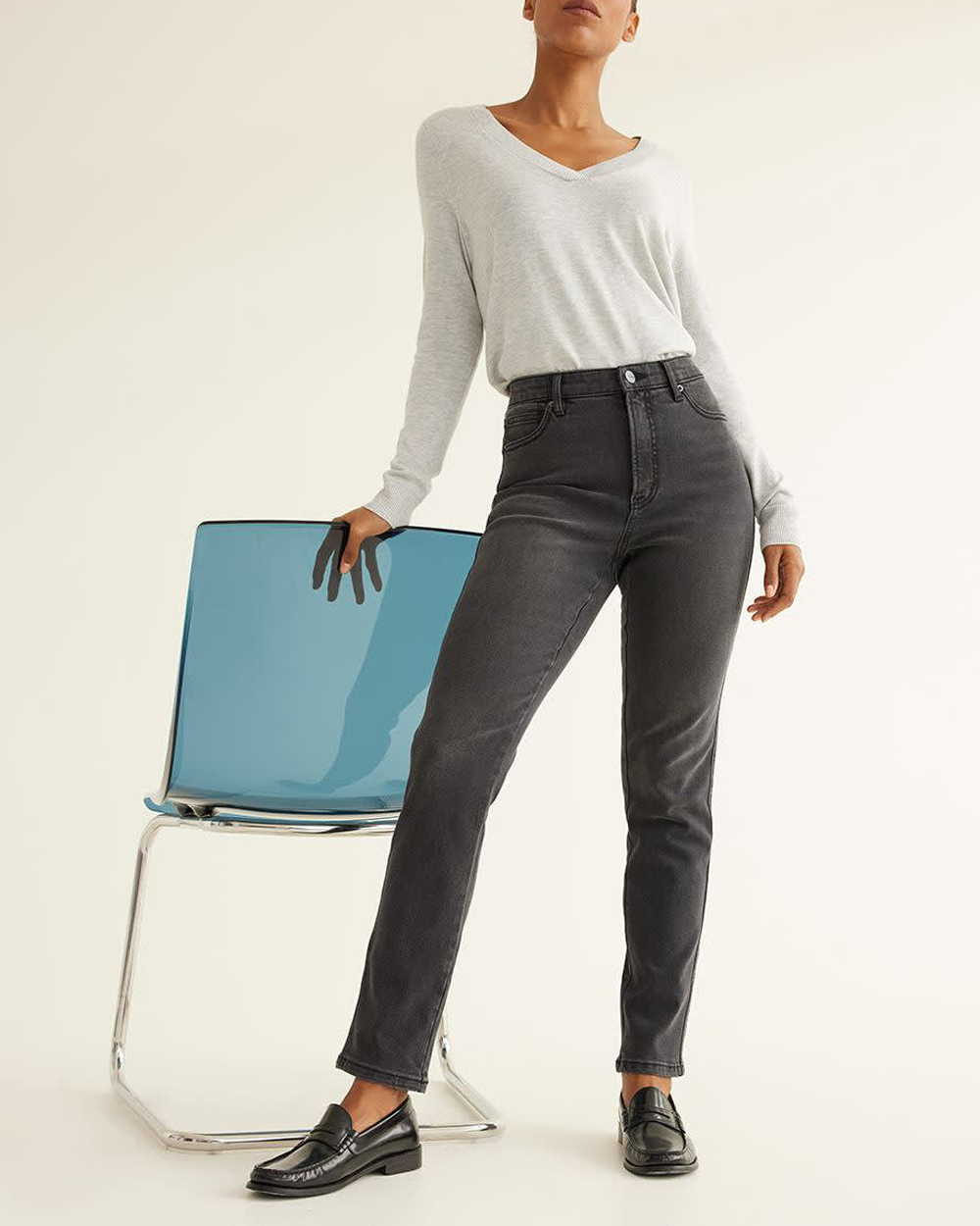 Slim-Leg High-Rise Jean - The Vintage