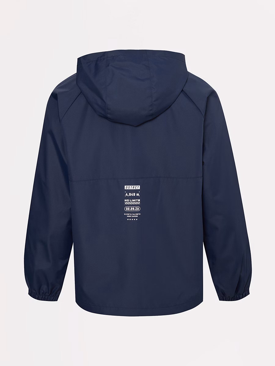 Navy Lightweight Shower Resistant Jacket detail 1