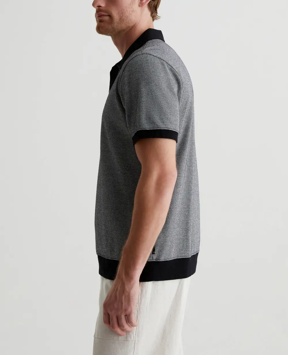 Men's Jacquard Polo Shirt