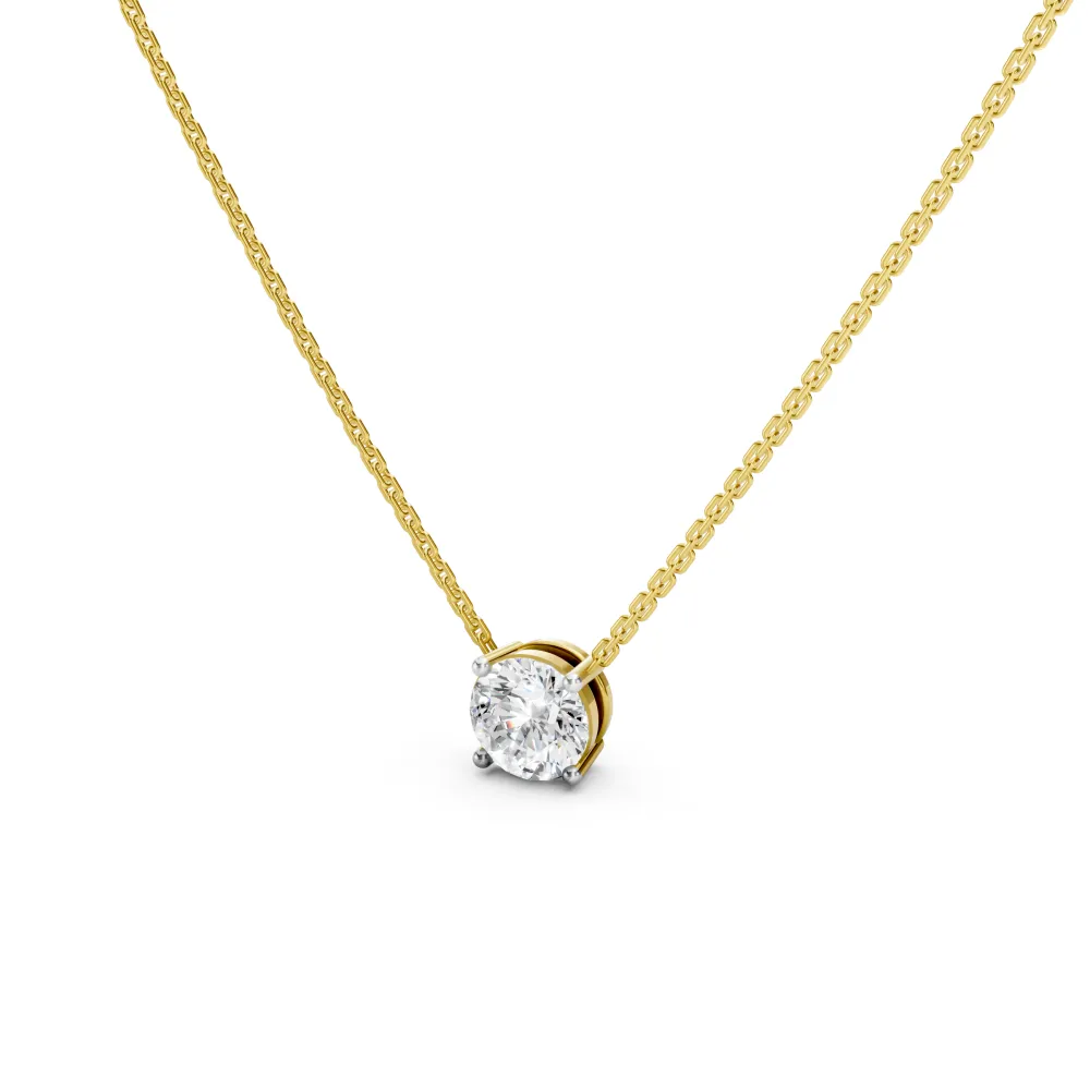 Dainty Solitaire Necklace