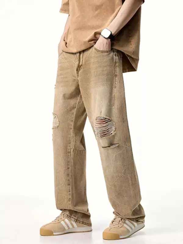 Relaxed Distressed Relaxed Fit Jeans
