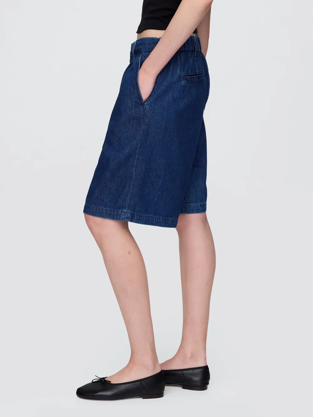 Soft Denim Shorts