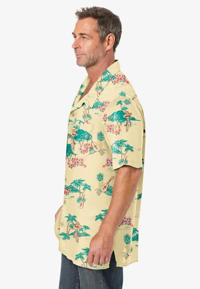 Printed Camp Shirt