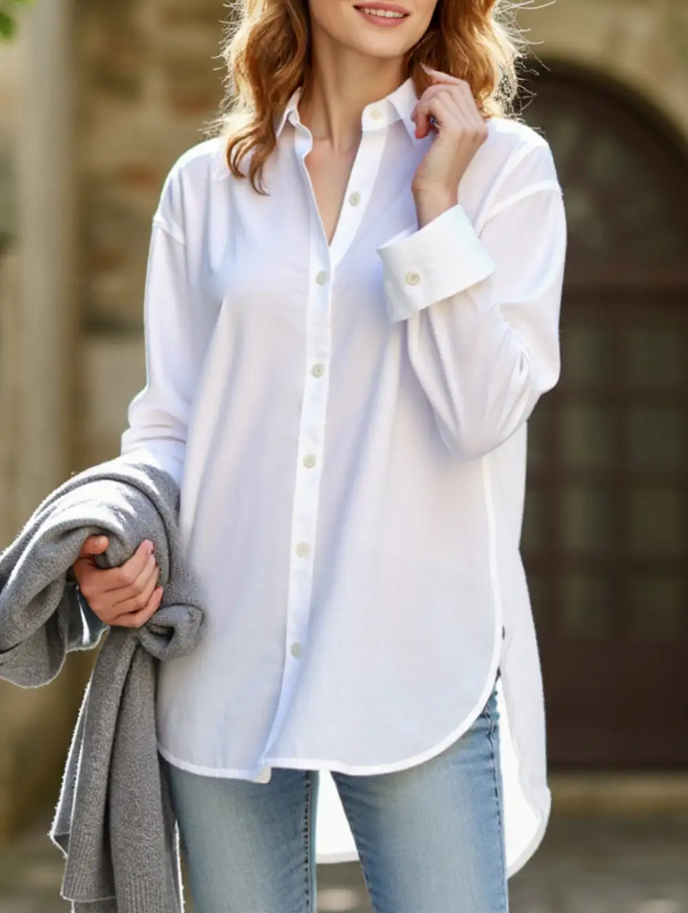 Button Down Blouse