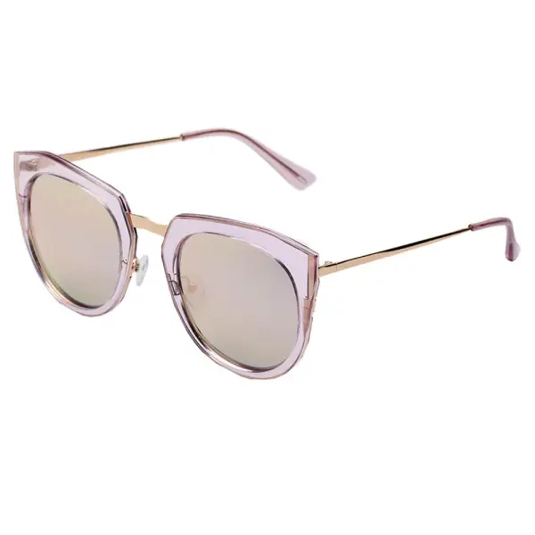 Round Cat-Eye Polarized Sunglasses