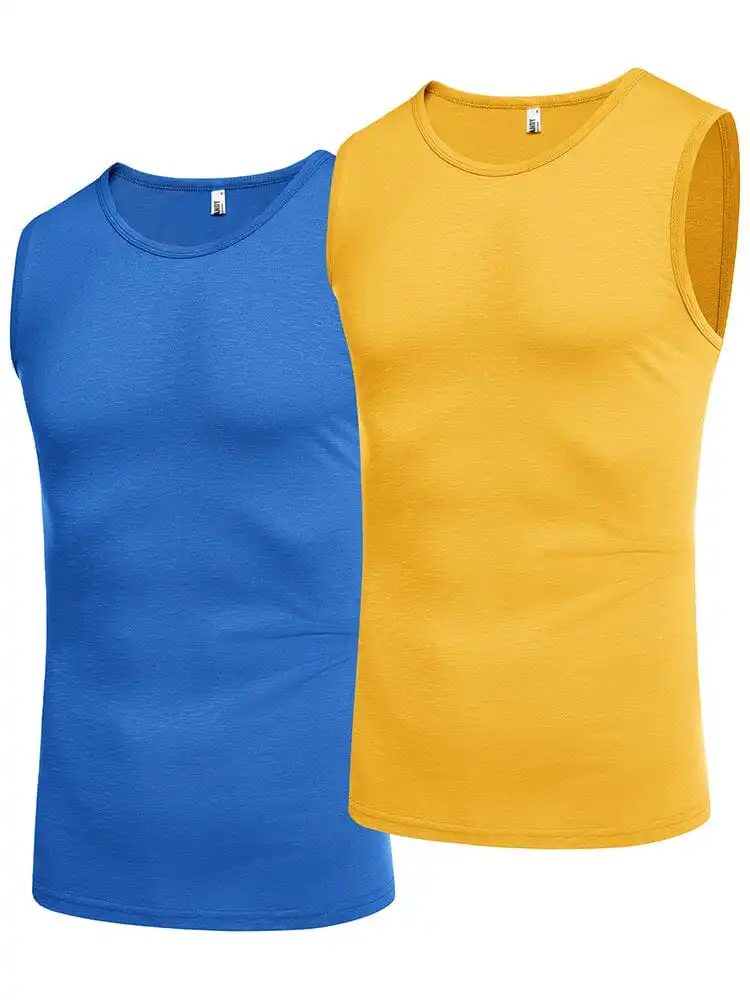 Soft Rib Muscle Cut Tank Top