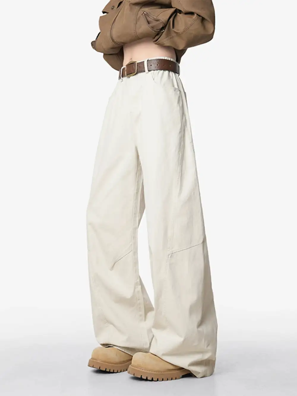 Workwear Ultra-Wide Faded Jeans