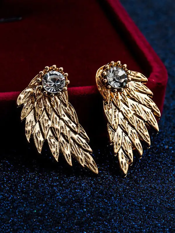 Layered Sunburst Accent Earrings