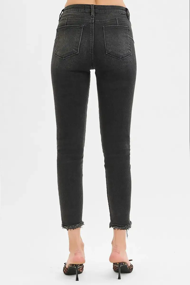 Mid Rise Skinny Denim Jeans