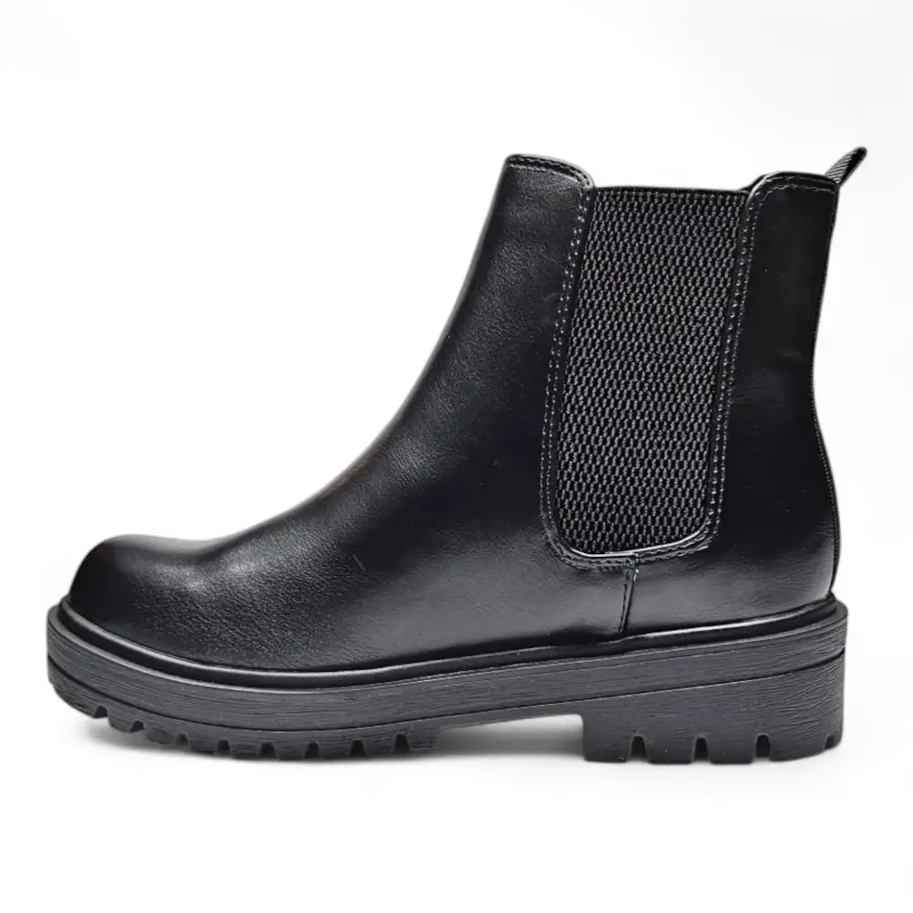 Paden Round Toe Chelsea High Top Bootie