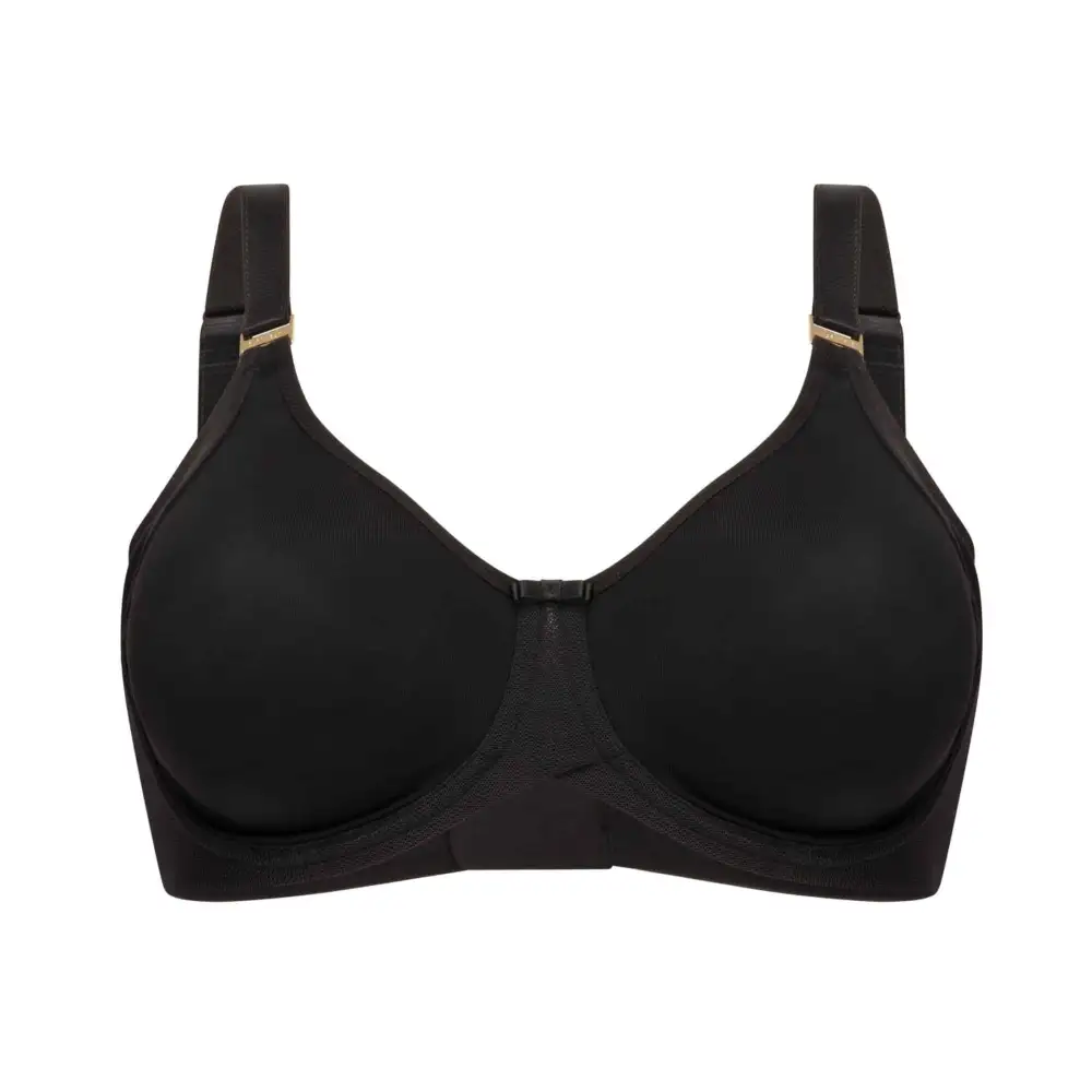 Women's Minimizer Full Coverage Underwire Adjustable Straps Mesh Smoothing Bra