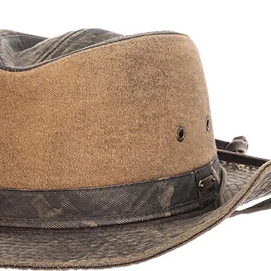 Skyebar Cloth Safari Hat with Camo Band