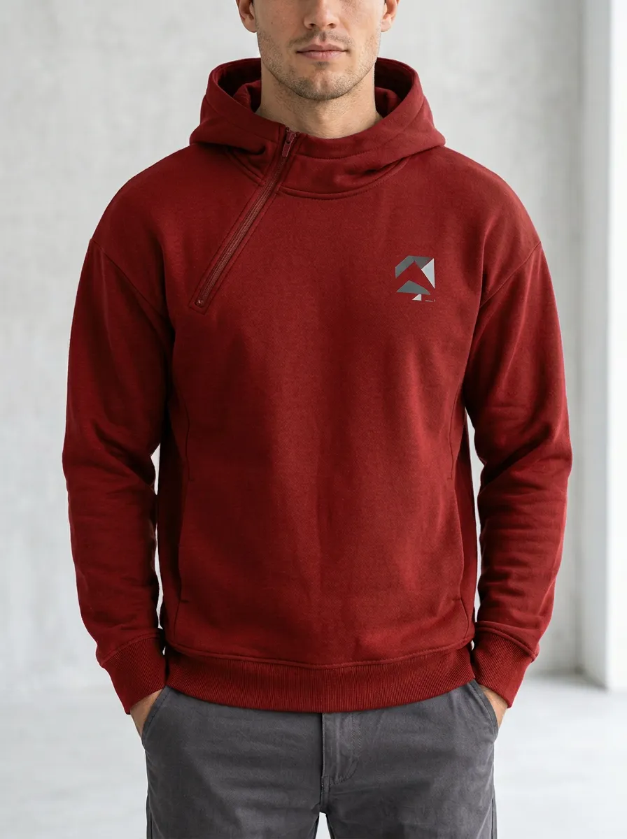 Classic Geometric Minimalist Collection Men's Hoodie