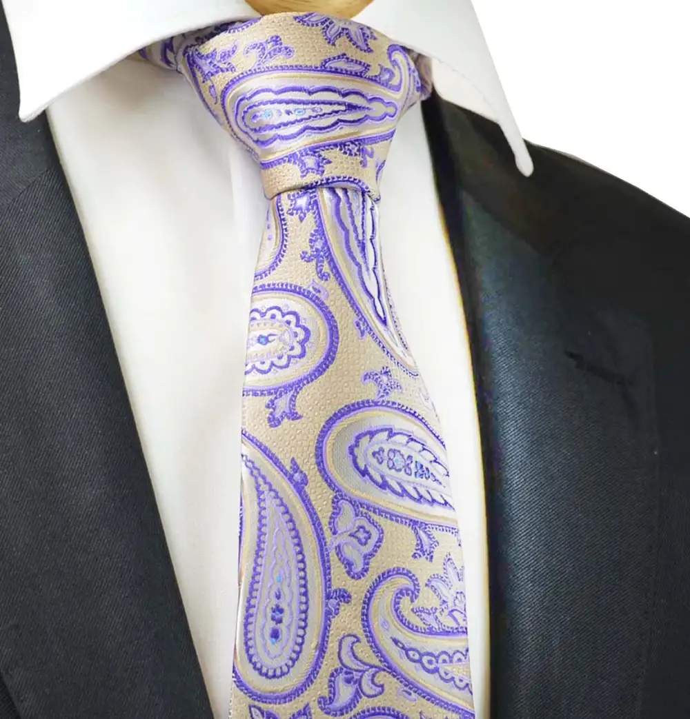 Clean Paisley Men's Necktie