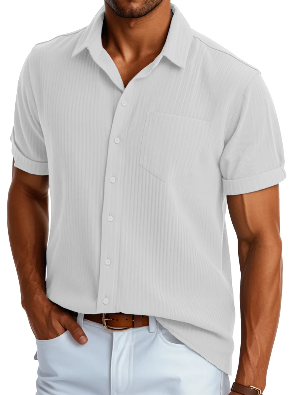 Relaxed Short Sleeve Pocket Shirt