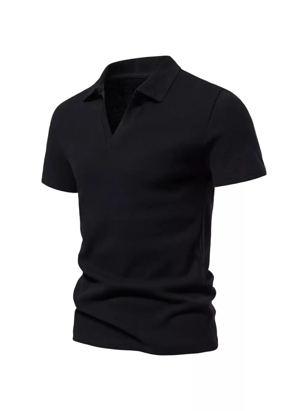 Notched-Collar Polo Shirt