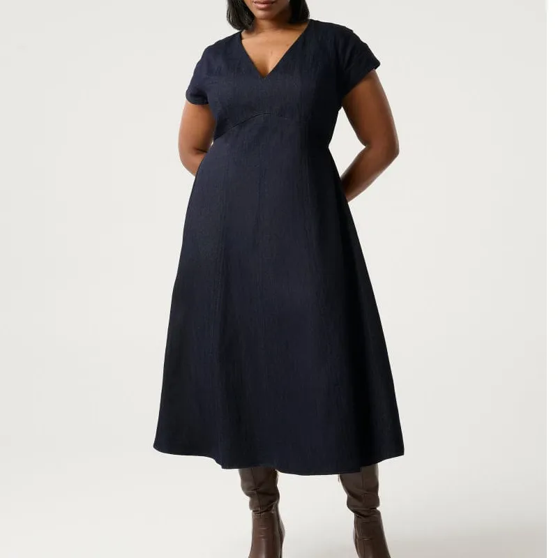 Denim Women's Midi Dress
