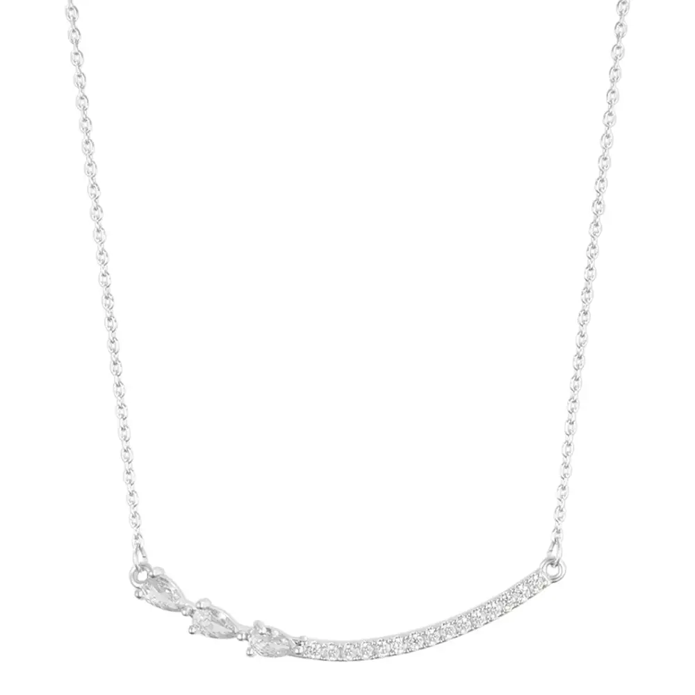 Crystal Bar Necklace