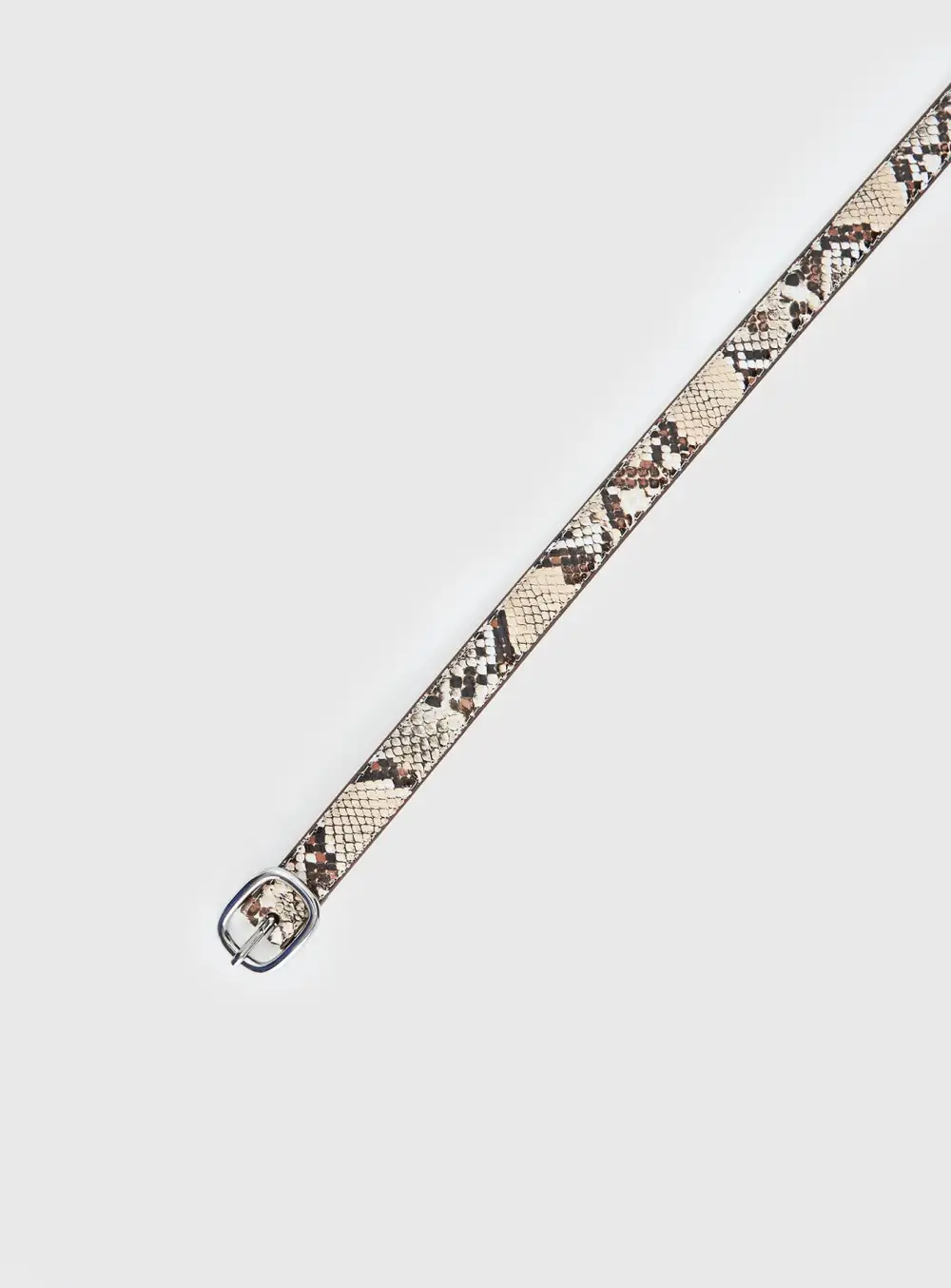 Buckle Faux Leather Smooth Belt