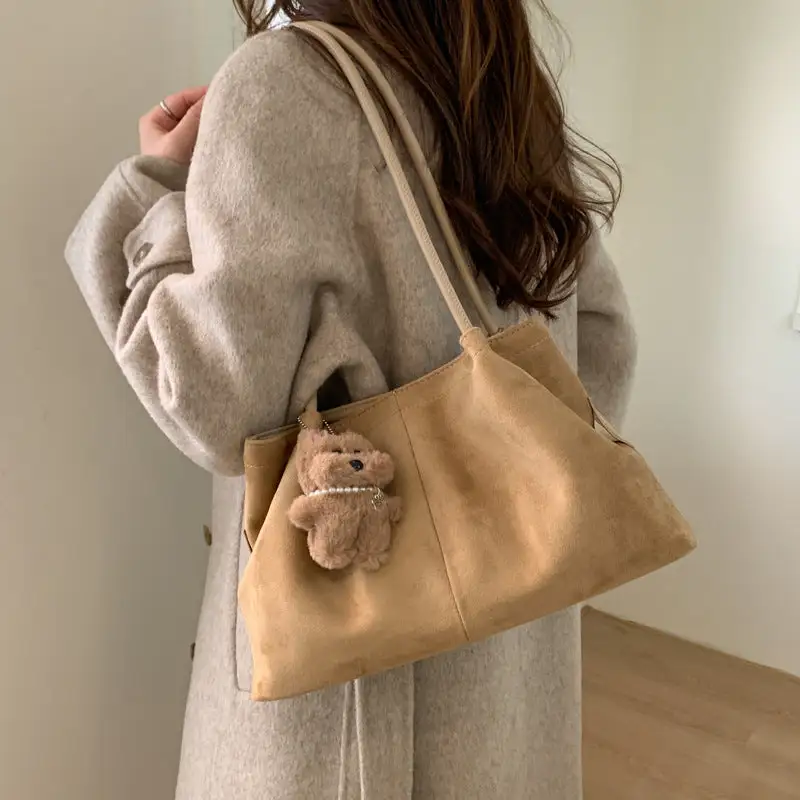 Suede Hobo Bag