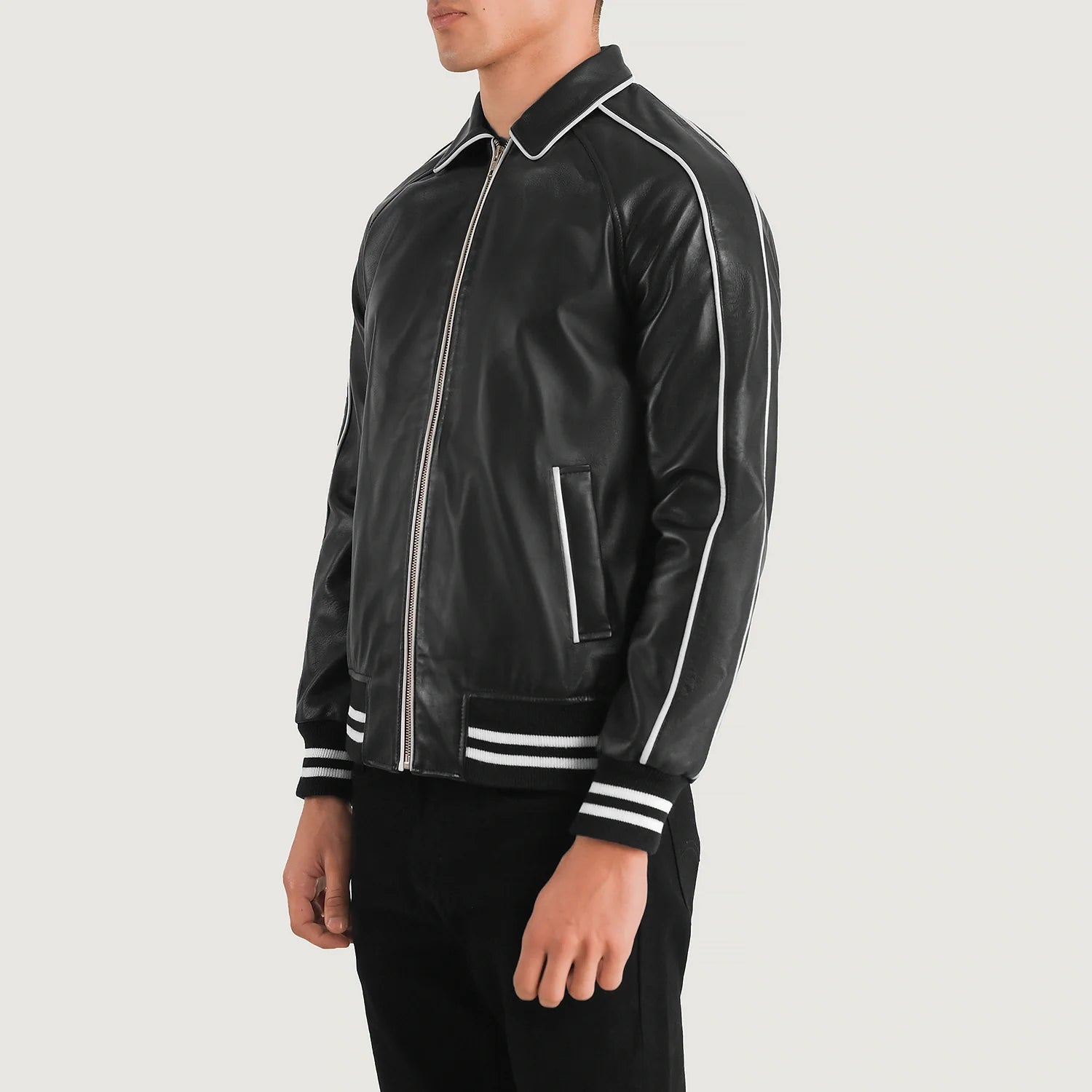 Men's Leather Varsity Jacket