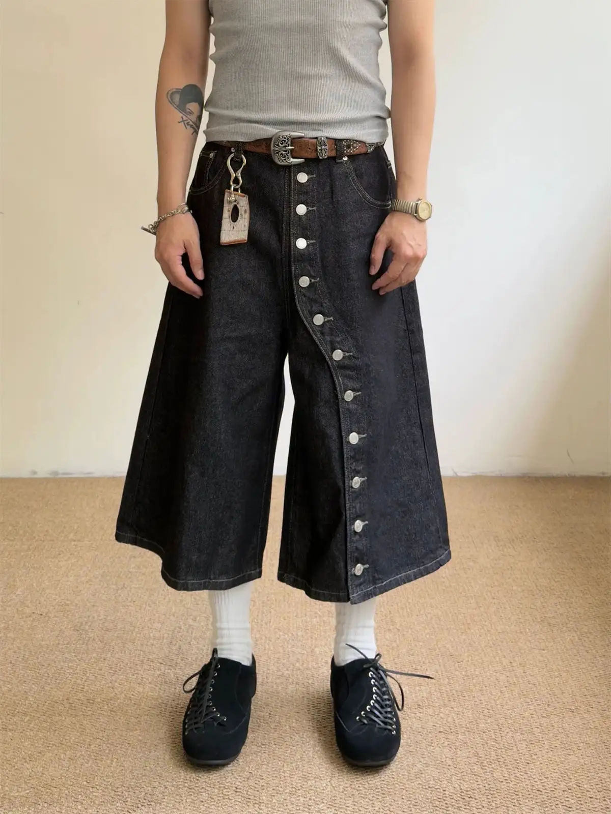 Everyday Wide-Leg Jorts