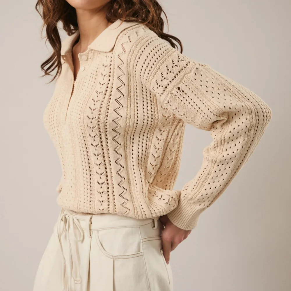 Open Knit Top