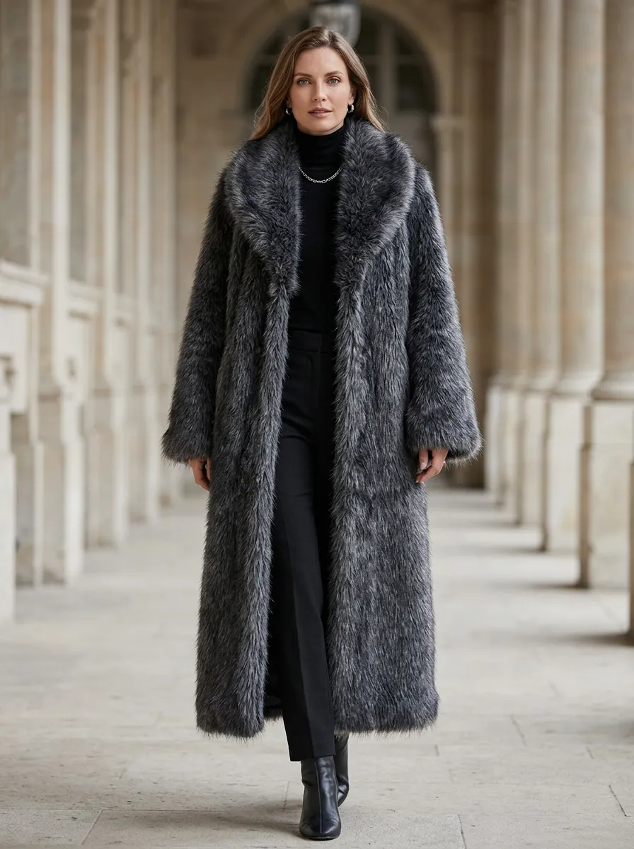 Women's Faux Fur Winter Coat