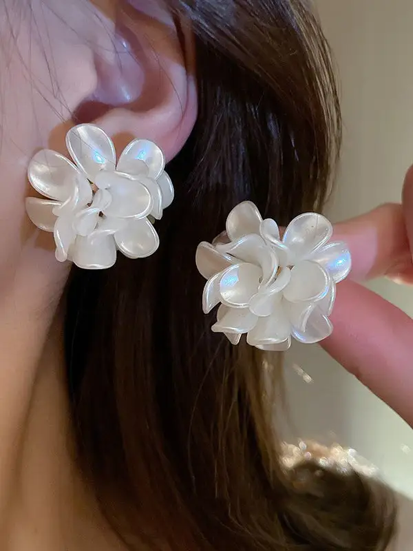 Layered Openwork Accent Earrings