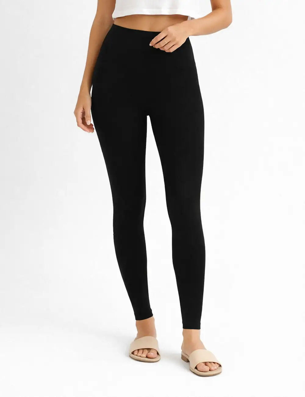Seamless Elastic Waist Yoga Pants