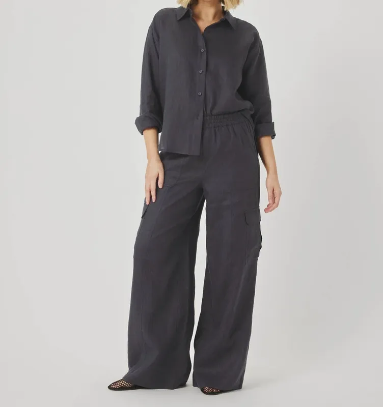 Linen Button Down Top