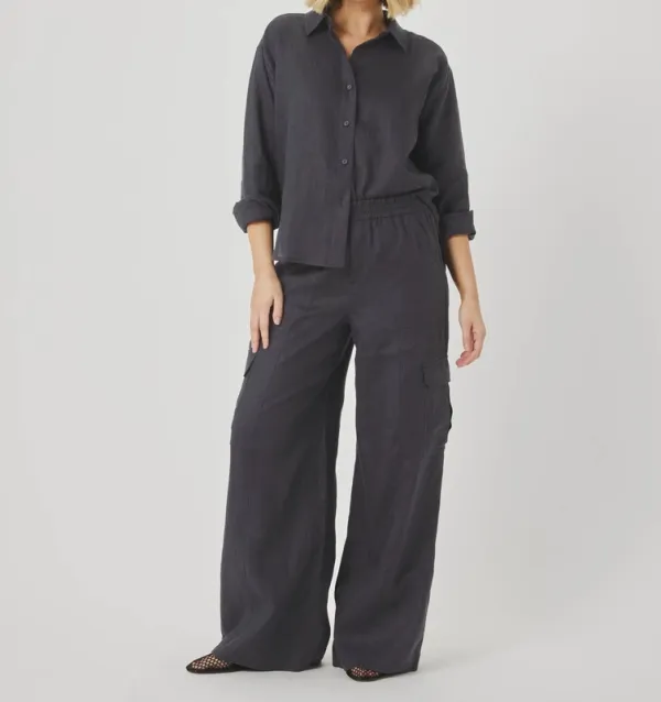 Linen Button Down Top