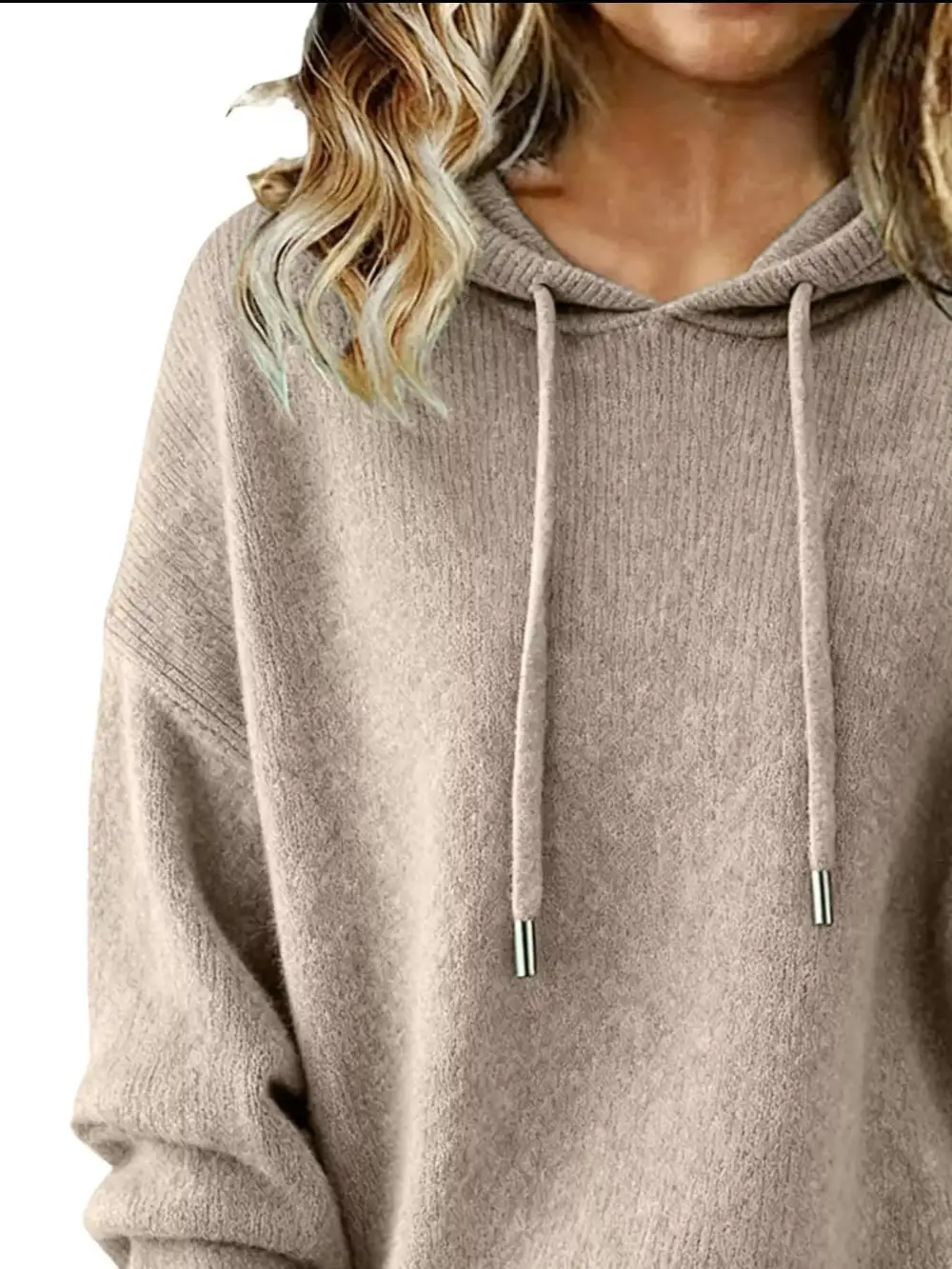Modern Drawstring Long Sleeve Sweater