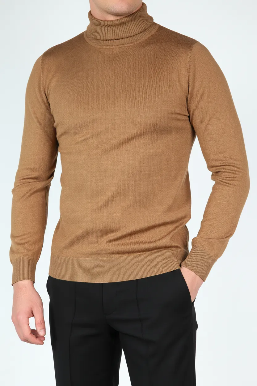 Refined Everyday Turtleneck Sweater