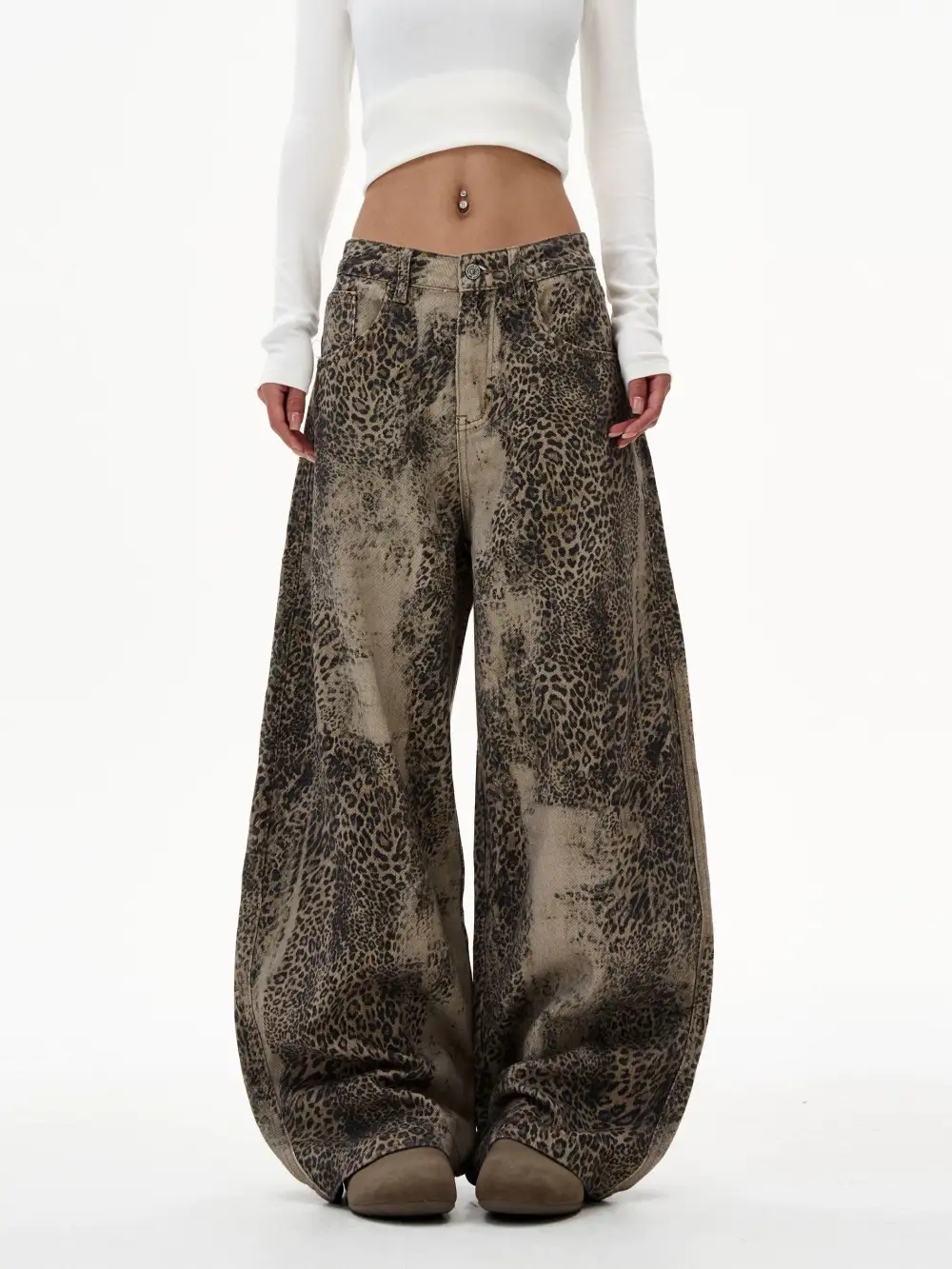 Contemporary Wide-Leg Pants