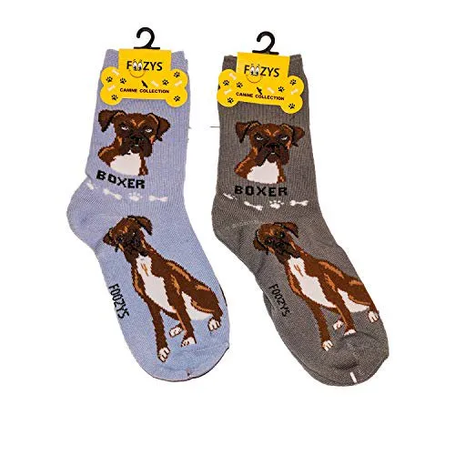 Unisex Boxer Crew Socks