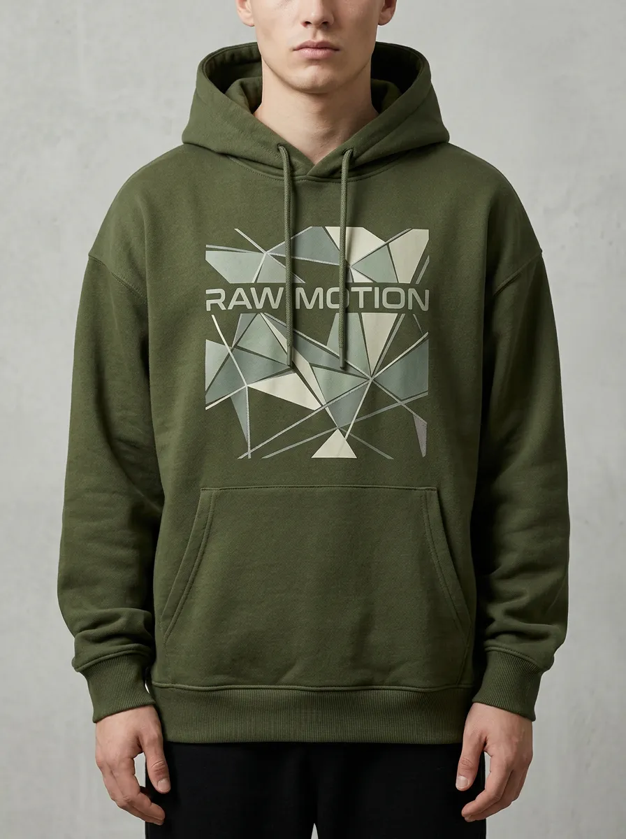 Geometric Abstract Men's Graphic Hoodie