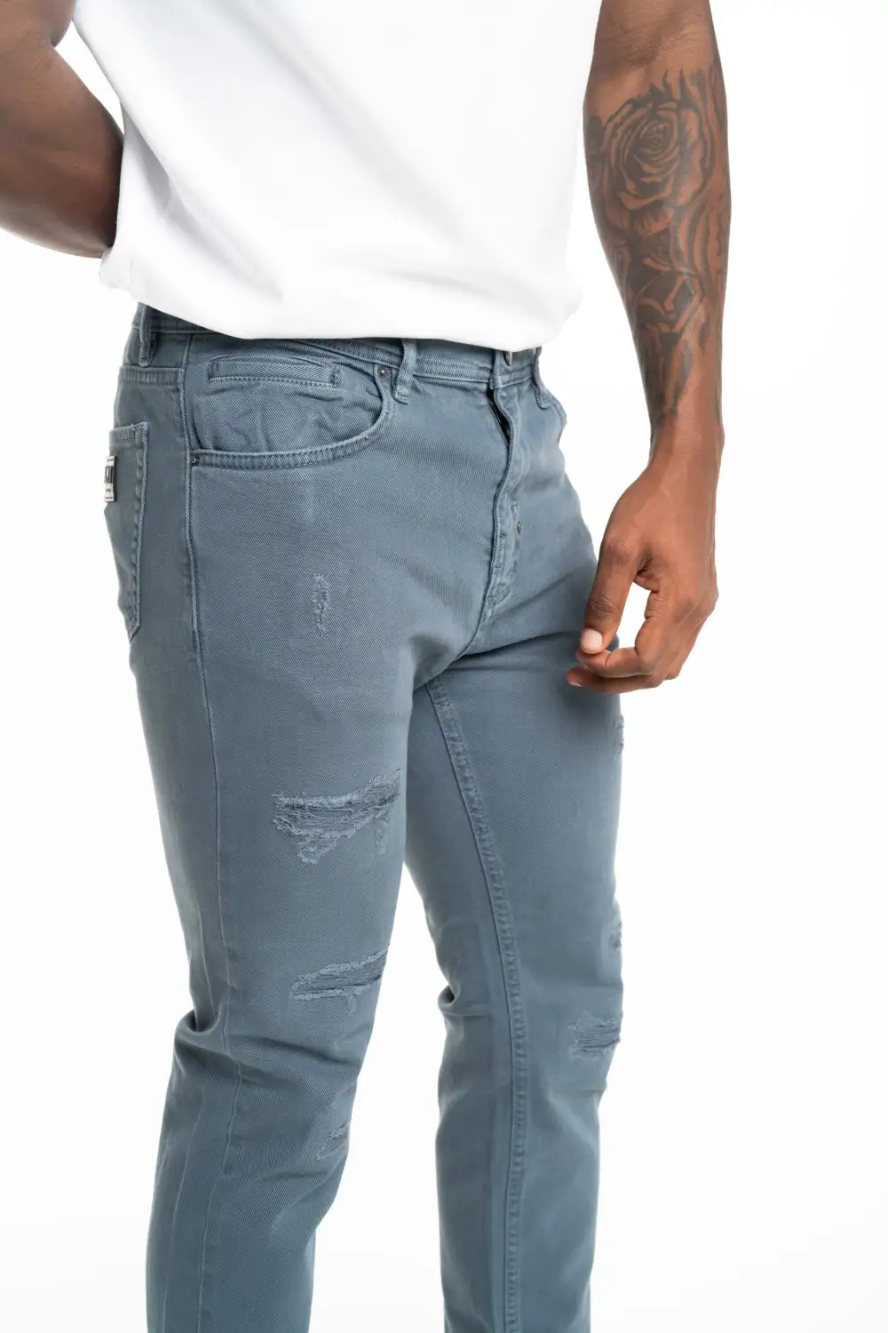 Classic Skinny Cropped Five Pocket Jeans