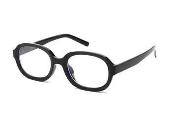 Tapered Oval Round Frame Sunglasses
