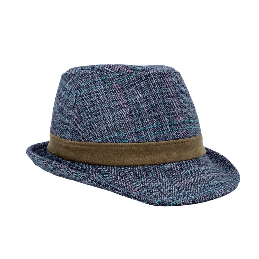 Plaid Fedora Hat
