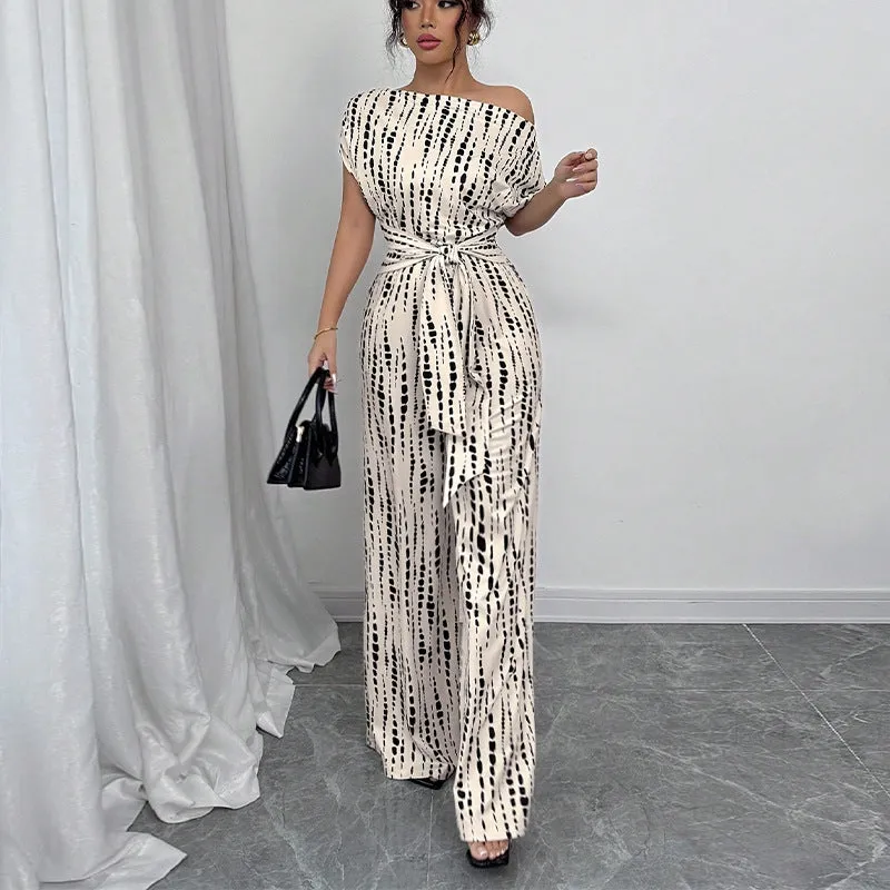 Wide-leg Strap Jumpsuit