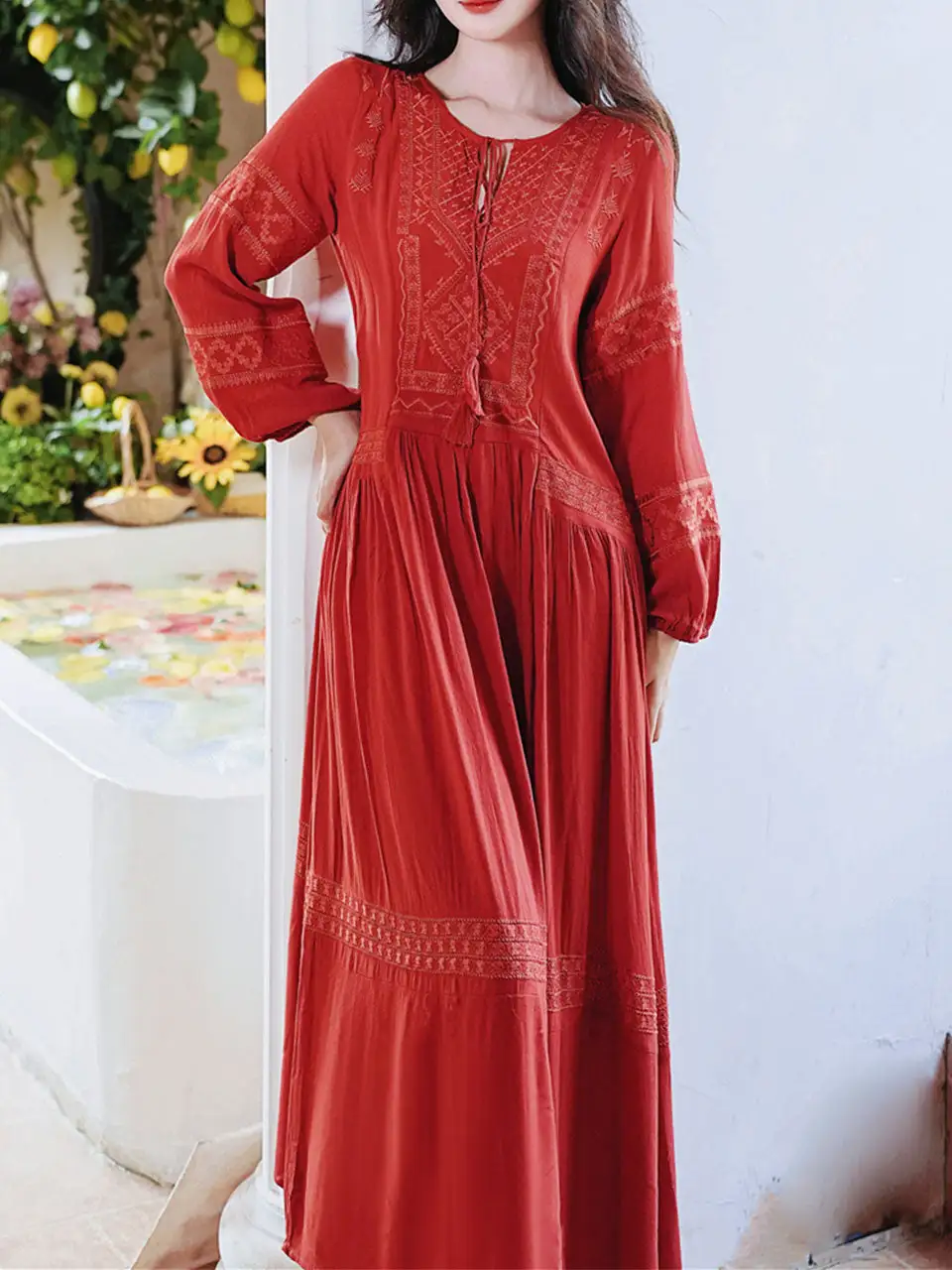 Bohemian Long Dress