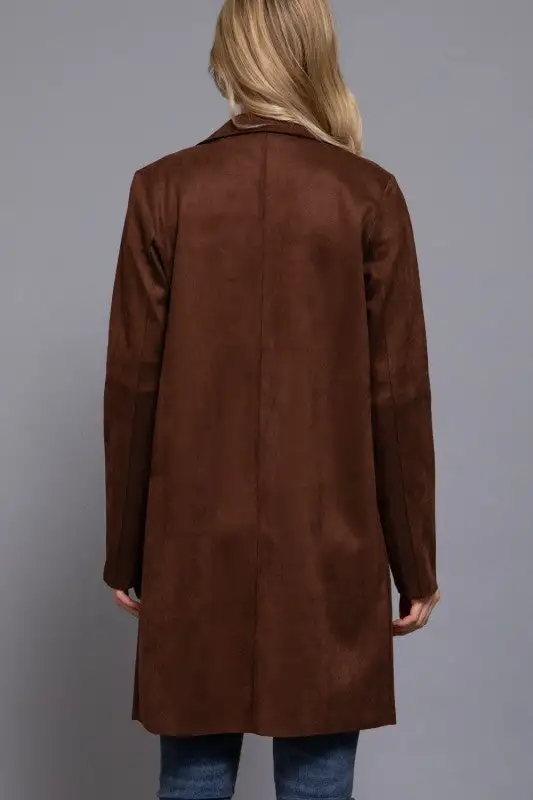 Long Coat With Large Pockets