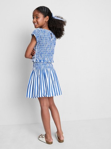 7-15yrs | Stripe Shirred Skirt detail 1